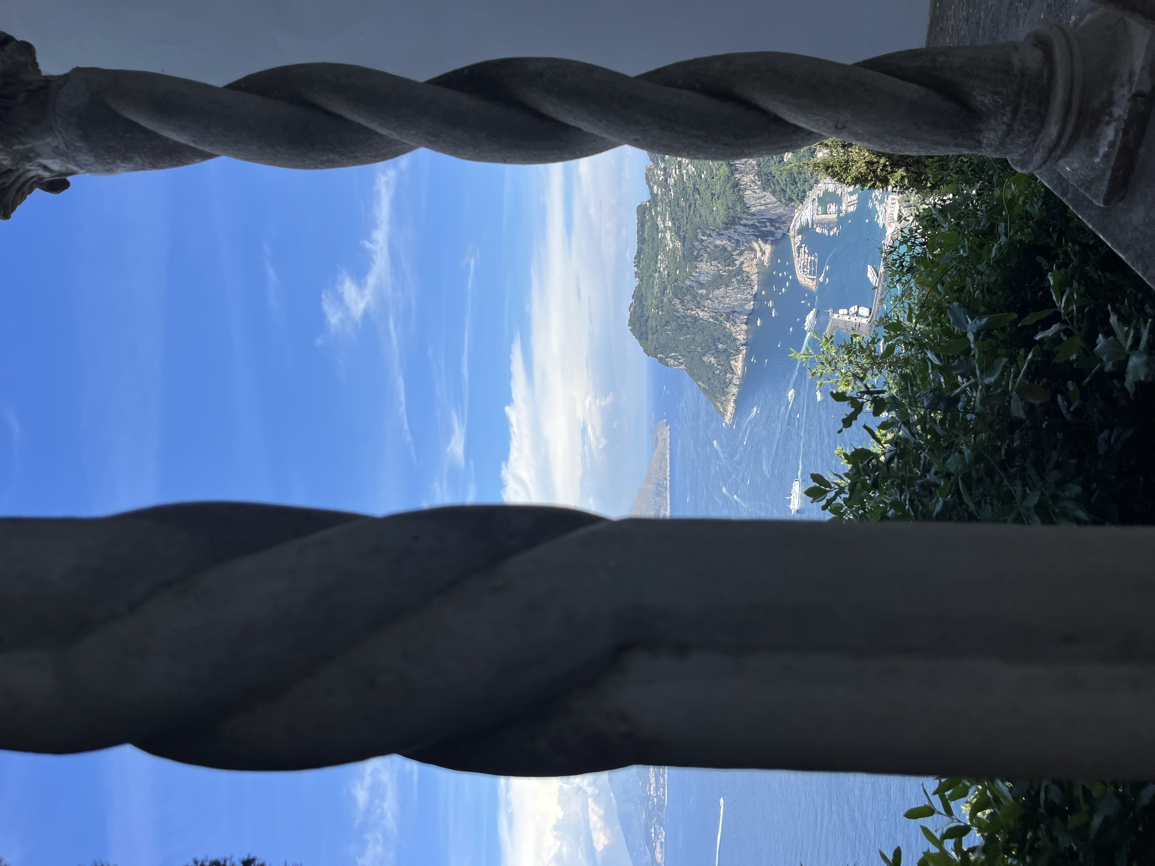 The view from the chapel of Villa San Michele